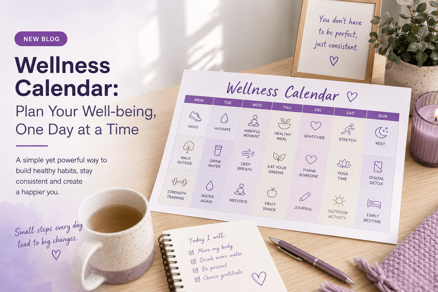 Calendar Wellness: Google Calendar-ul tău face loc pentru o plimbare, o respirație și o conexiune reală